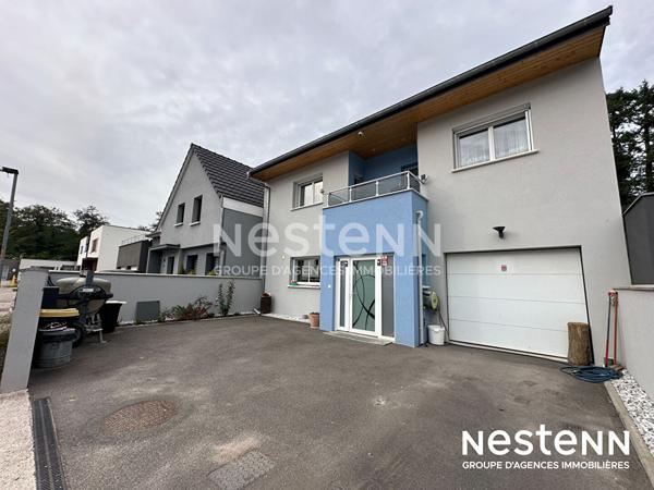 Maison récente sans travaux avec 5 chambres, garage et jardin à Haguenau