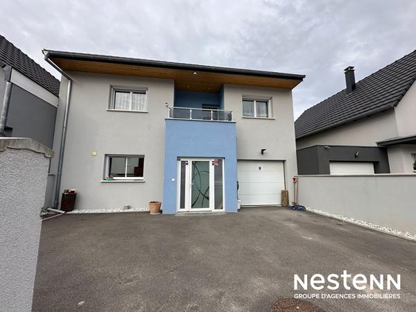 Maison récente sans travaux avec 5 chambres, garage et jardin à Haguenau