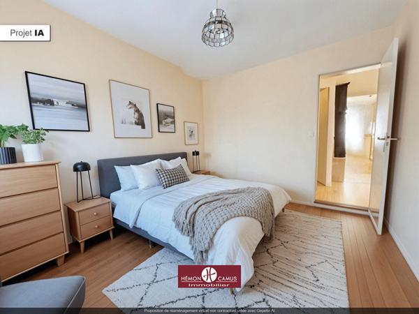 Appartement Nantes-Procé- 2 chambres-72 m2-Balcon-Box,  
Nantes 44100