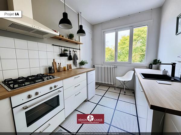 Appartement Nantes-Procé- 2 chambres-72 m2-Balcon-Box,  
Nantes 44100