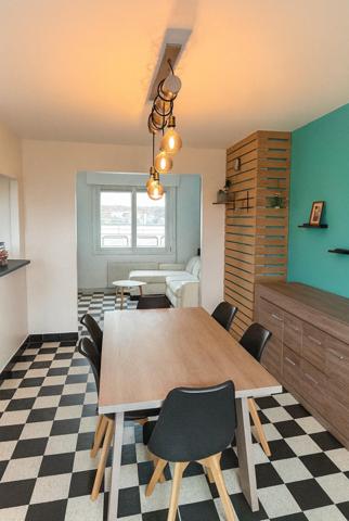 Maison semi individuelle 3 chambres, garage et jardin