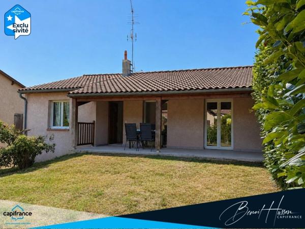Maison T4 de 93m² (plain-pied sur sous-sol complet)