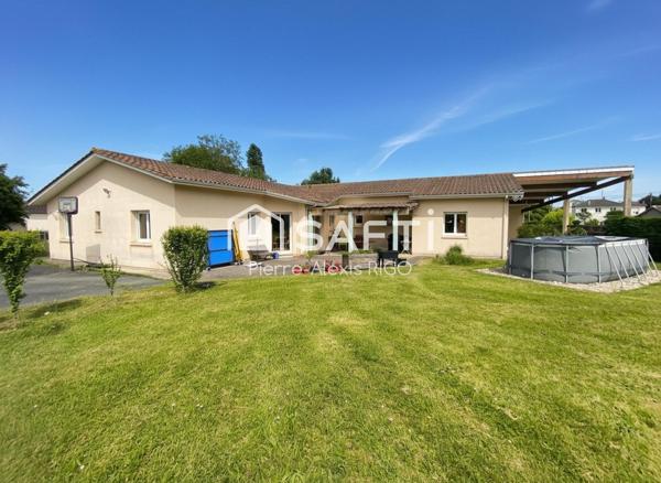Plain-pied 218m², 6 chambres, 2189m² terrain