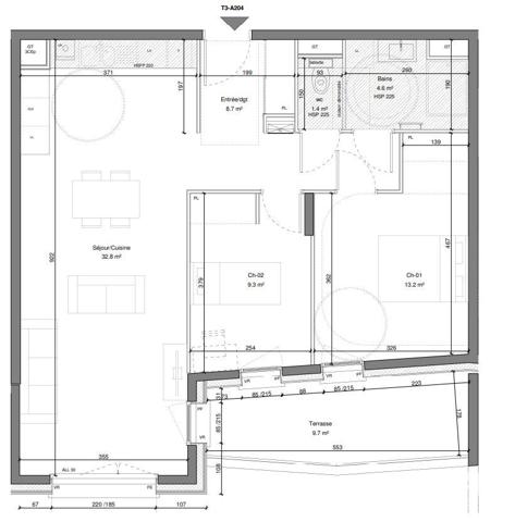 Appartement à vendre 3 pièces 70 m² Eybens
