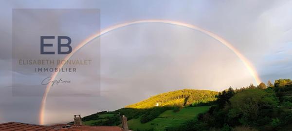 Maison de charme de 150 m2-Vue sur Lyon et Alpes-Yzeron centre