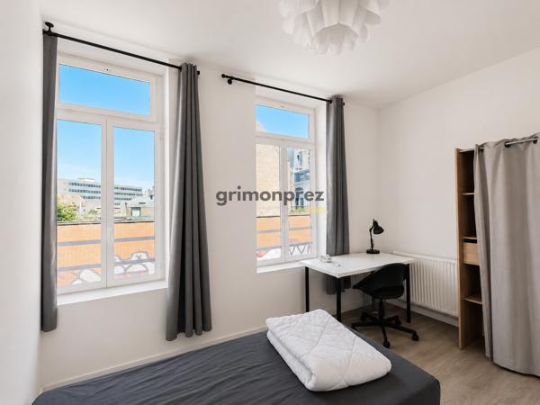 IMMEUBLE EN COLOCATION - 4 CHAMBRES AVEC SALLE D'EAU PRIVATIVE - 83m2 - ROUBAIX CENTRE Détails des diagnostics énergétiques
