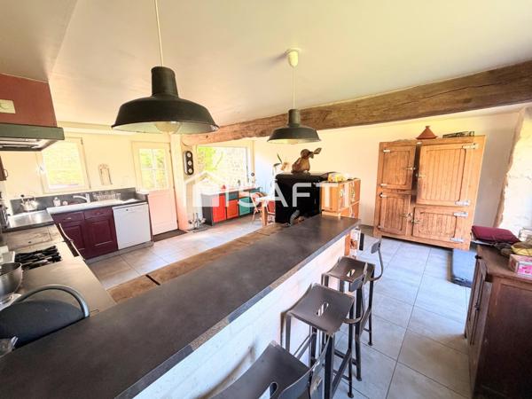 Maison vivable de plain-pied, 4 ch. avec studio attenant