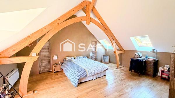 Maison vivable de plain-pied, 4 ch. avec studio attenant