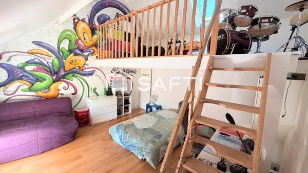 Maison vivable de plain-pied, 4 ch. avec studio attenant