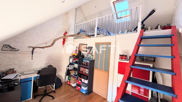 Maison vivable de plain-pied, 4 ch. avec studio attenant