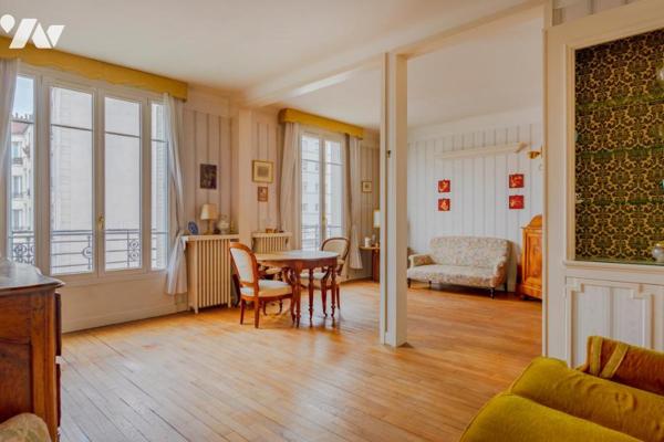 COURBEVOIE / BECON LES BRUYERES- APPARTEMENT 4 PIÈCES A RÉNOVER + CAVE