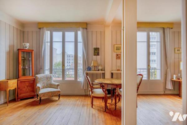 COURBEVOIE / BECON LES BRUYERES- APPARTEMENT 4 PIÈCES A RÉNOVER + CAVE