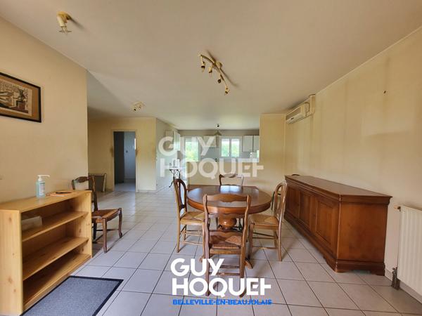 Maison plain-pied, 90 m², garage, terrain, proche commerces et gare