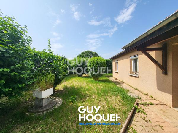 Maison plain-pied, 90 m², garage, terrain, proche commerces et gare