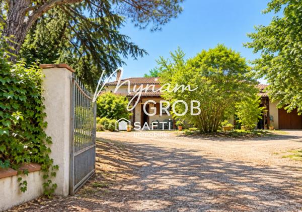 MONTAUBAN – SAINT-MARTIAL – MAISON DE PLAIN-PIED – 4 CHAMBRES – TERRAIN 3 000 M² – GARAGE 45 M²