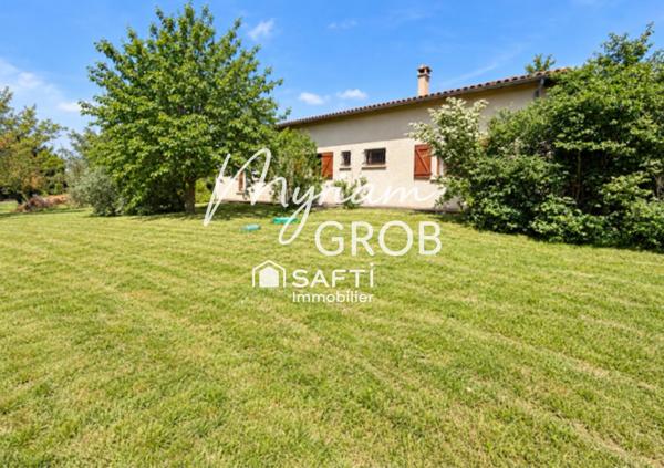 MONTAUBAN – SAINT-MARTIAL – MAISON DE PLAIN-PIED – 4 CHAMBRES – TERRAIN 3 000 M² – GARAGE 45 M²