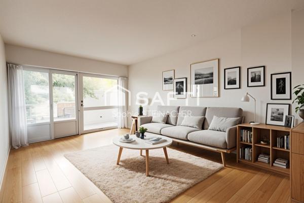 3 pièces 69 m² balcon 10 min RER A à pied