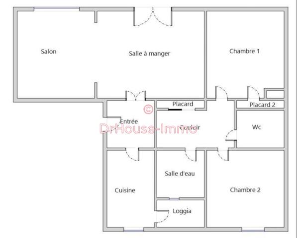 Appartement à vendre 4 pièces de 66 m²