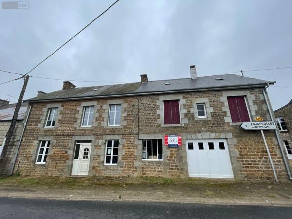 Maison à vendre à Fougerolles-du-Plessis en Mayenne (53190), ref : 493