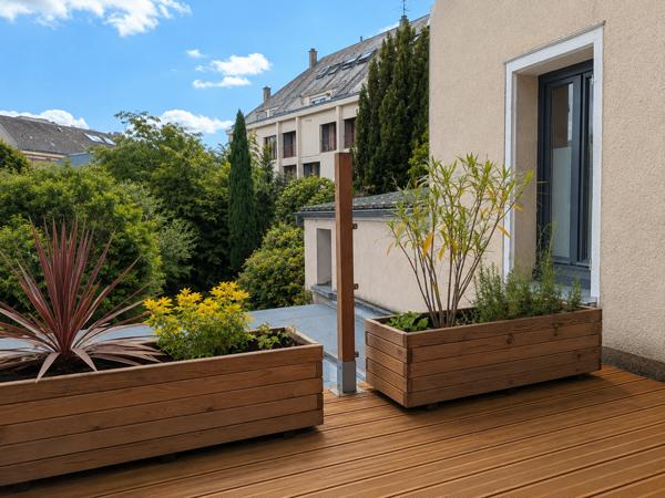 Chartres Gabriel Péri, appartement de charme, 2 chambres et terrasse dans petite copropriété à faibles charges