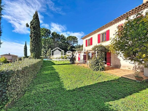 Vue exceptionnelle aux portes du village de Lorgues