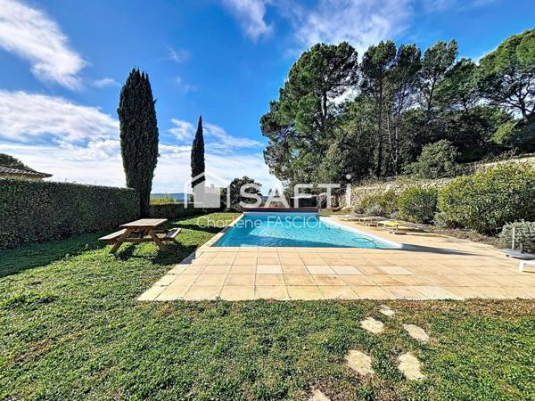 Vue exceptionnelle aux portes du village de Lorgues