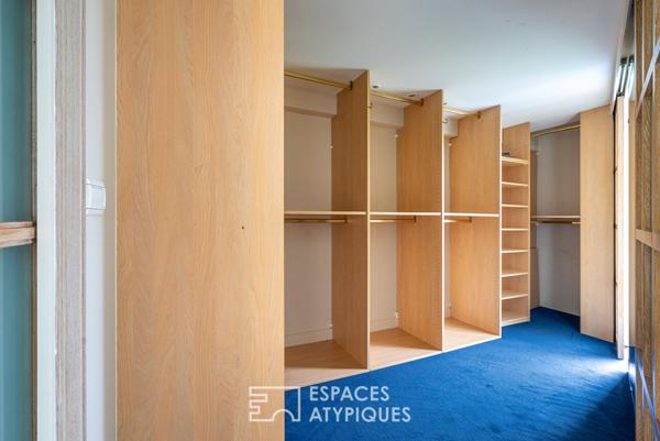 Duplex aux volumes exceptionnels près du parc des Buttes-Chaumont