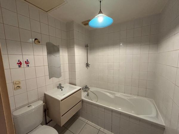 appartement avec petit espacce vert et garage