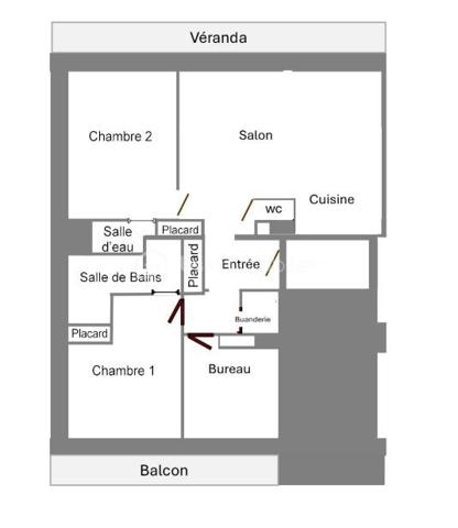 Appartement de 95 m²