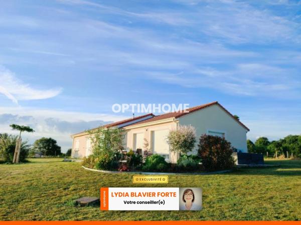 Maison neuve de plain-pied – 131m²- 4 chambres+ bureau- 2700m² terrain