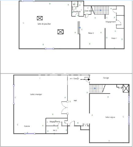 Plateau Croix-Rousse - Villa 332 m² - Sous-sol - Garage -