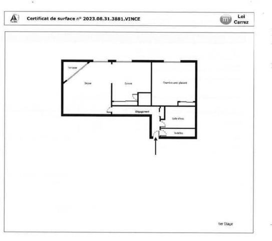 Appartement 2 pièces                                        - 44600 Saint-Nazaire Réf : 3707