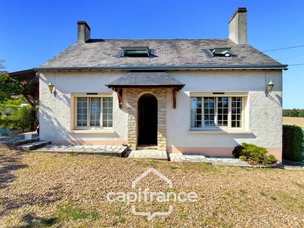 Maison à vendre 4 pièces BESSE SUR BRAYE (72) - terrain de 2086 m² -