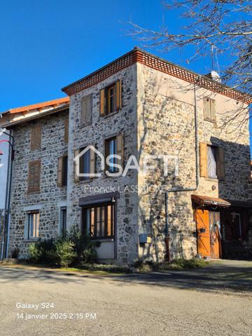 Maison en pierres 126m² avec 3 chambres + garage