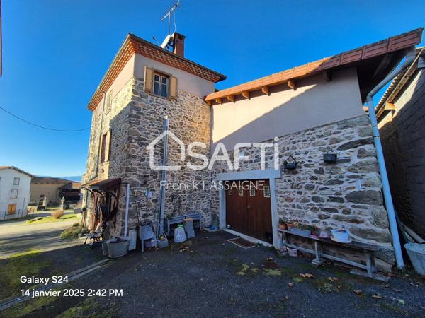 Maison en pierres 126m² avec 3 chambres + garage