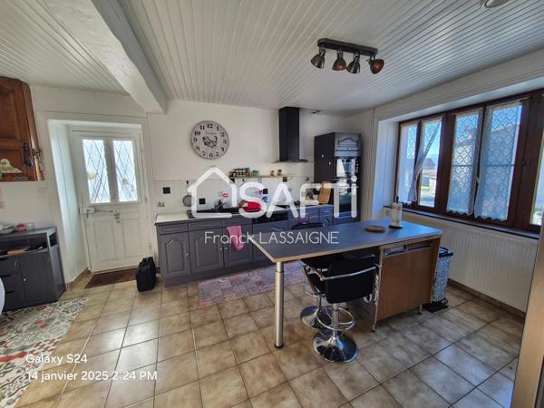 Maison en pierres 126m² avec 3 chambres + garage