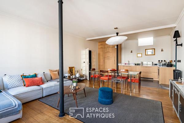 Volumes décloisonnés et cachet intemporel : un esprit loft à la versaillaise