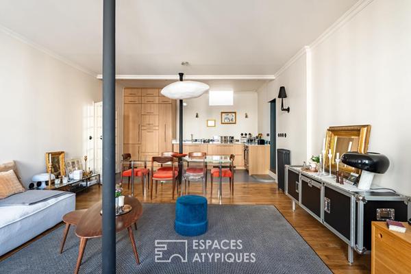 Volumes décloisonnés et cachet intemporel : un esprit loft à la versaillaise
