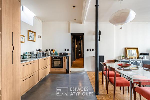 Volumes décloisonnés et cachet intemporel : un esprit loft à la versaillaise