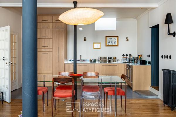 Volumes décloisonnés et cachet intemporel : un esprit loft à la versaillaise