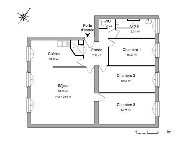 Appartement 4 pièces T4 F4 94 m² à Saint-etienne 46 RUE MULATIERE 42100 à louer