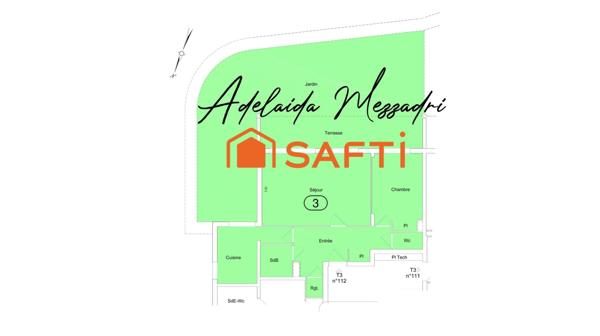 Charmant 2 pièces en rez-de-jardin exposé sud dans le quartier prisé de l’Archet