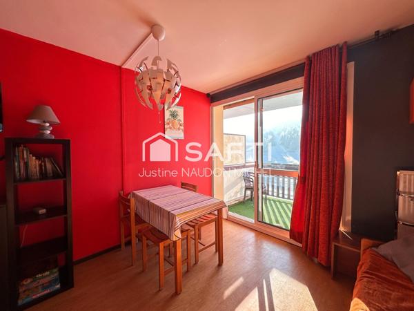 Appartement aux pieds des pistes avec vue montagne