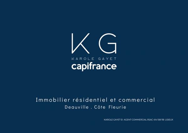 Deauville hypercentre, appartement de charme dans une villa typique deauvillaise avec terrasse plein sud
