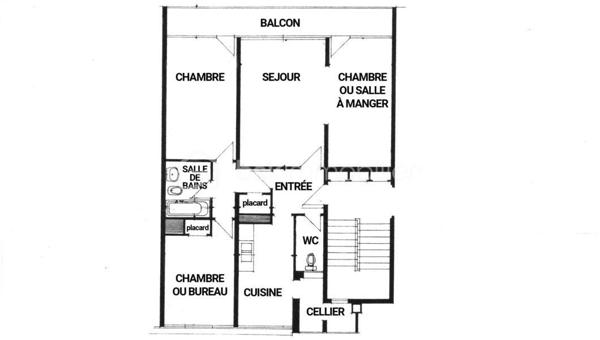 Appartement de 76,40 m²
