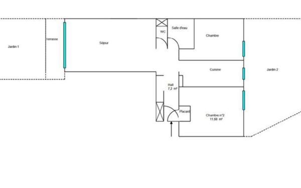 Appartement à vendre    3 pièces • 63 m2 Villeneuve-Loubet