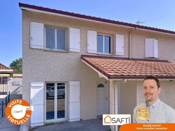 Maison mitoyenne, 4 chambres