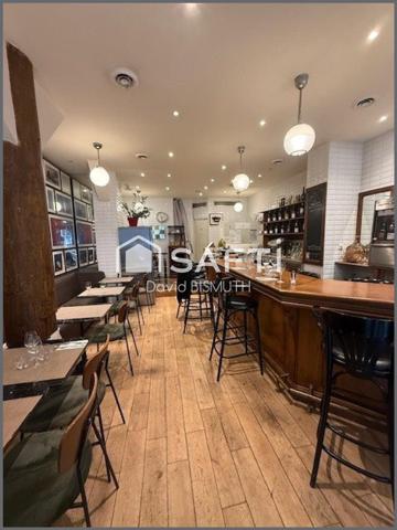 FONDS DE COMMERCE RESTAURANT 120 M2 PARIS 9 EME 80 COUVERTS EXTRACTION DE 400 LICENCE 4