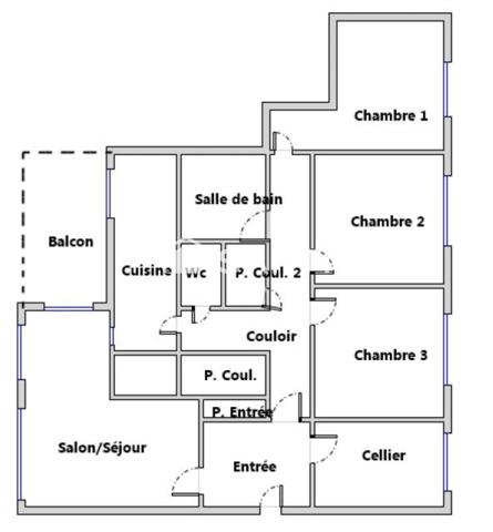 T5 avec vue imprenable, dernier étage aux portes de Lyon