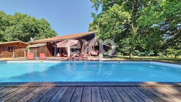 Propriété au bord du lac de Biscarrosse